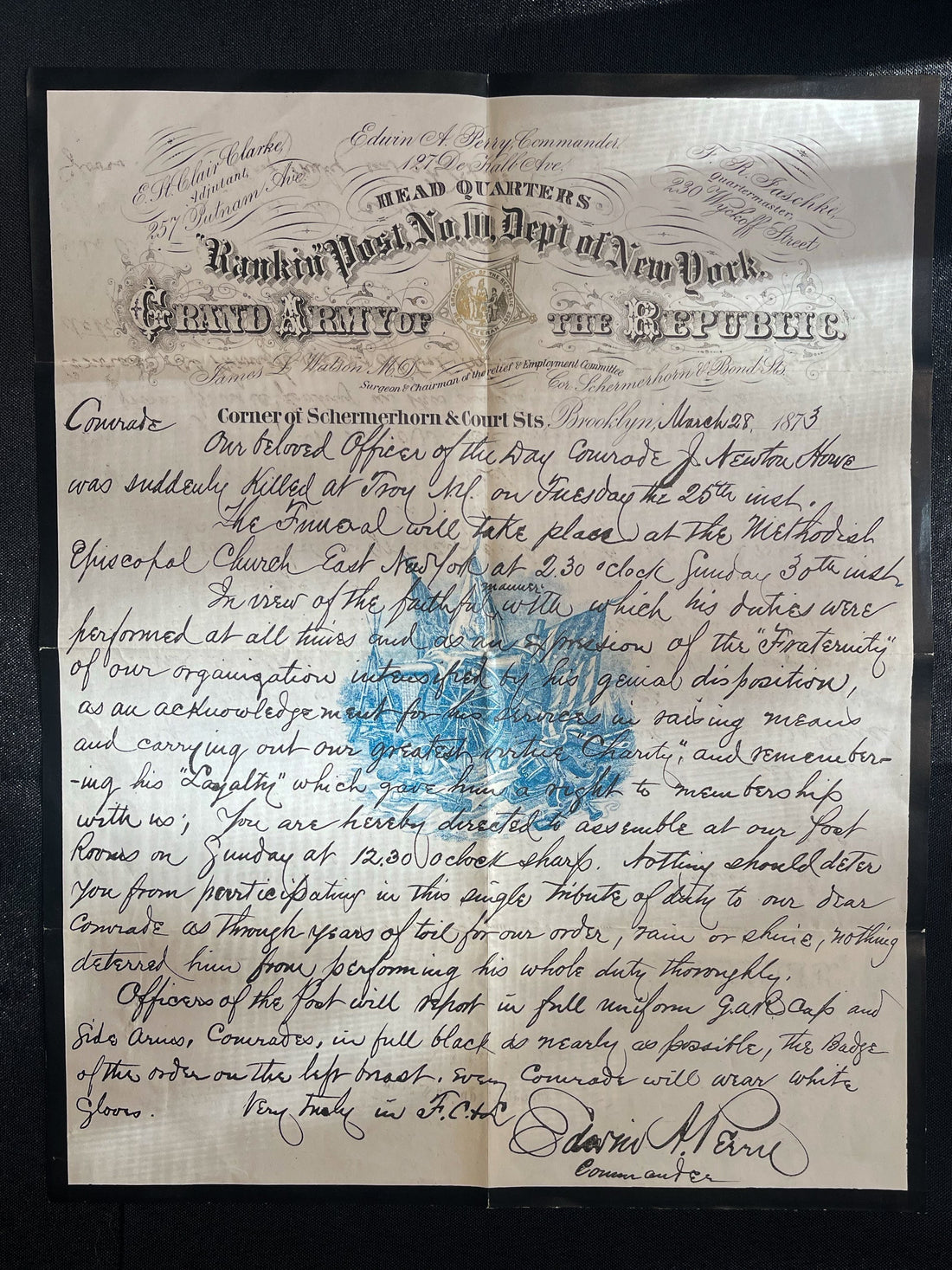 Great Army of the Republic Letter