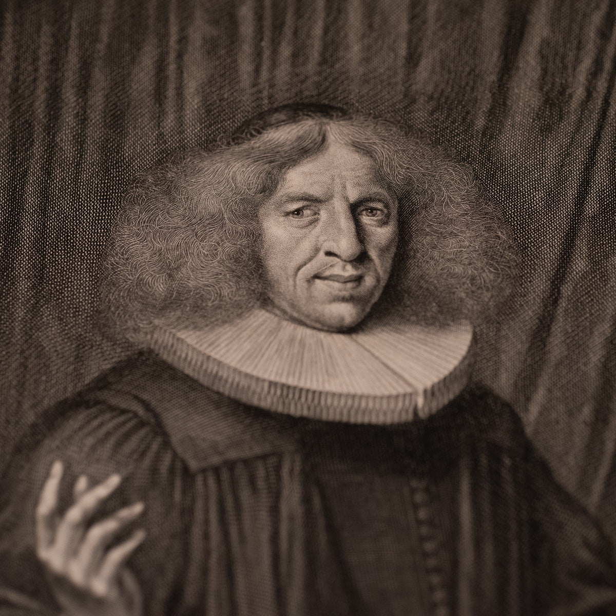 Portrait engraving of Johann Conrad Sondershausen