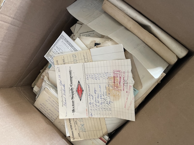 The Phalo condolence letter, page 1